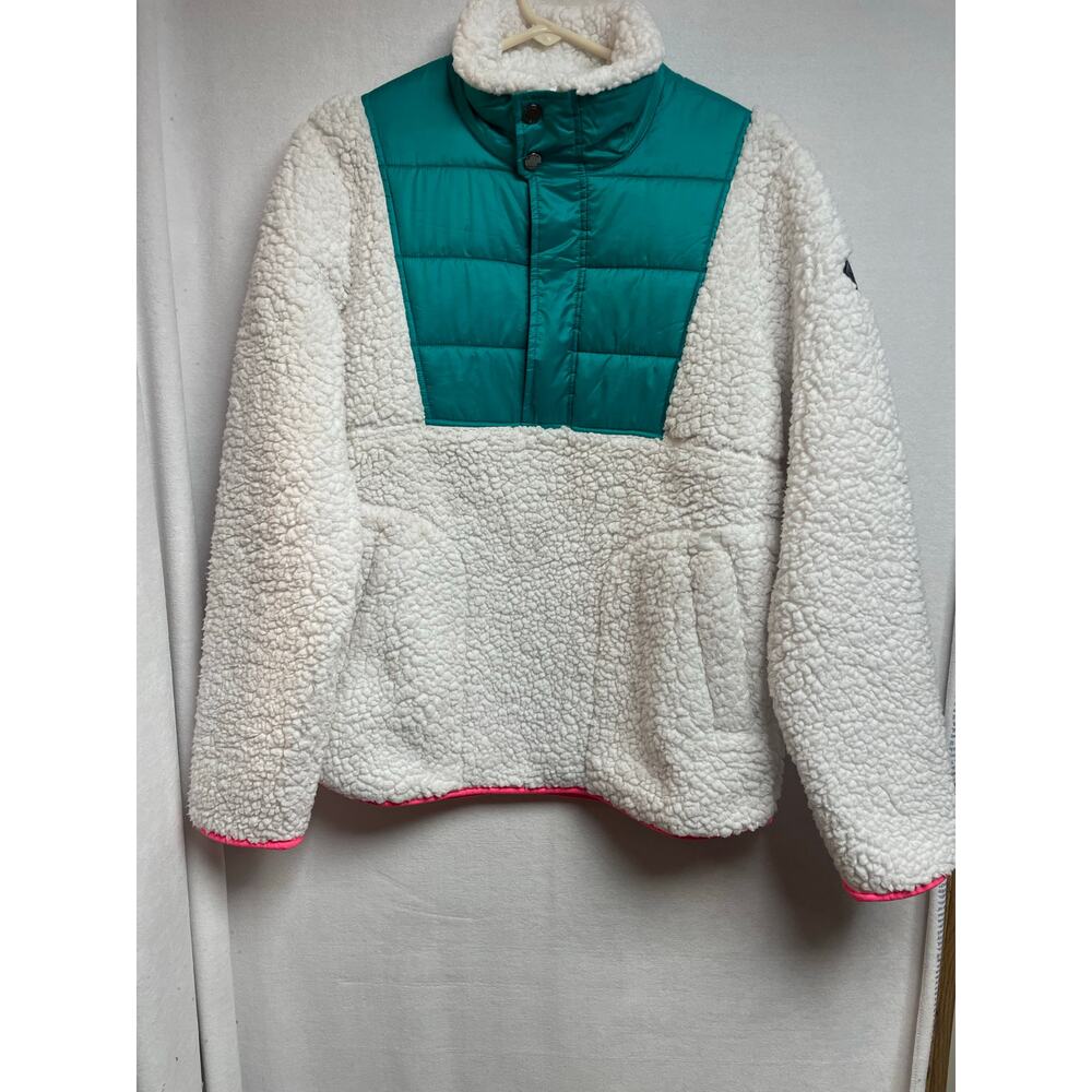 Spyder winter jacket‎ women’s size Medium white green pink soft